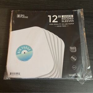 Big Fudge 12" Inner Record Sleeves